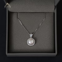 عقد راقي لؤلؤ دائري | فضة عيار 925