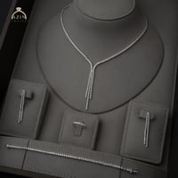 طقم تينيس ناعم 4 قطع ST-185 | فضة عيار 925