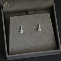 حلق ناعم حجم صغير حبات من اللؤلؤ | فضة عيار 925