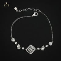 اسوارة انيقة احجار باجيت | فضة عيار 925