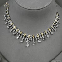 طقم ناعم 4 قطع احجار اصفر بيضاوية ST-148 | فضة عيا...