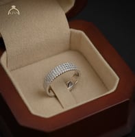 دبلة نسائية انيقة | فضة عيار 925