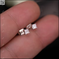حلق برينسس حجم صغير 3mm | فضة عيار 925