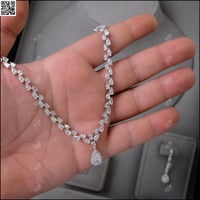 طقم دمعة احجار سوليتير 4 قطع ST079 | فضة عيار 925