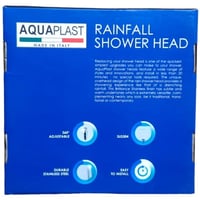 طاسة دش مربع اكوا بلاست ايطالي ستانلس ستيل لون أسو...