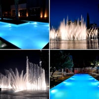 اضاءة مسبح PAR56 مصباح تحت الماء خزف ضوء بارد/دافئ...