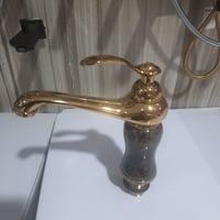 خلاط مغسلة ديكور رخامي لون بني رونا ضمان 5 سنوات