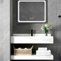 مغاسل رخام قص ليزر حوض واحد سماس مع مراية ليد بخاص...