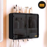 خزانة حمام معلقة منظم جداري gerom متوفر عدة الوان