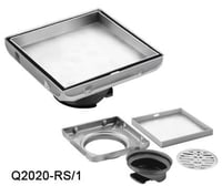 اكوا بلاست مصفاة بلاط إيطالي من الستانلس ستيل مقاس...