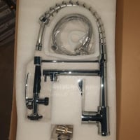 خلاط مطبخ بوسينى ارضى 2 خط لون كروم فاخر متعدد الا...