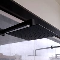 طاسة دش مربع اكوا بلاست ايطالي ستانلس ستيل لون أسو...