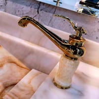 خلاط مغسلة ديكور رخامي أنيق قلب نحاسي رونا ضمان 5...