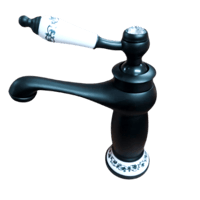 خلاط مغسلة ديكور لون أسود مع كامل الملحقات ضمان 24...