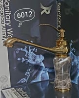 خلاط مغسلة ديكور قصير رخامي مع كامل الملحقات ضمان...