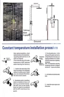 طقم دش كامل 2 خط الماني لون ذهبي ضمان 10 سنوات مود...