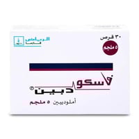 فاسكودبين 5 مجم 30 قرص