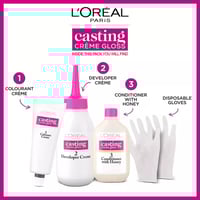 لوريال كاستينج 400 صبغة بني كستنائي