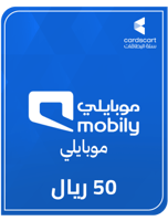 شحن موبايلي 50 ريال