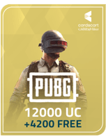 شدات ببجي 199.99$ / 12000+4200 FREE