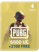 شدات ببجي 99.99$ / 6000+2100 FREE