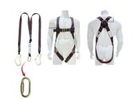 حزام أمان FORTE كامل للجسم مع حبل ربط مزدوج (Twin...