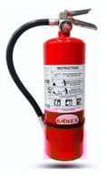 طفاية حريق مسحوق كيميائي جاف معتمدة ABC KG 4.5 ( 1...