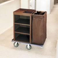 عربية نظافة صغيرة 1 كيس قماش لون بني GWH210