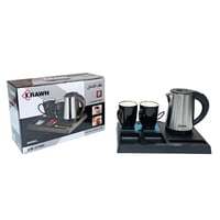 طقم غلاية فندقية كراون ستانليس استيل بسعة 0.8 لتر...