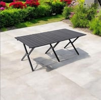 طاولة تخييم محمولة قابلة للطي