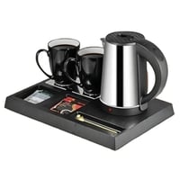 طقم غلاية فندقية كراون ستانليس استيل بسعة 0.8 لتر...