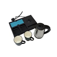 طقم غلاية فندقية كراون ستانليس استيل بسعة 0.8 لتر...