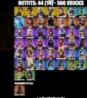 حساب فورت نايب سيزون 3 + 44 سكن