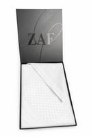 شماغ ZAF أبيض كلاسيكي فاخر مع علبة أنيقة