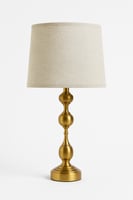 مصباح طاولة بتصميم عتيق (Vintage)؛ قاعدة عمودية نح...