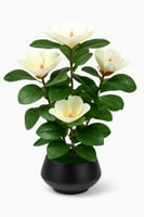 تنسيق زهور صناعية أنيق بفازة فاخرة