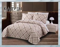 مفرش 4 قطع مضغوط نفر و نص