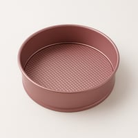 قالب كيك وردي بقاعدة مانعة للالتصاق بتصميم أنيق