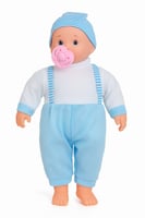 دمية بيبي ناعم بلباس أزرق ورضّاعة – رفيق الأطفال ا...