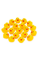 مجموعة بطات مطاطية للاستحمام – 18 بطة صغيرة بلون أ...