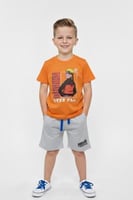 طقم أولادي صيفي مريح بطبعة شخصيات