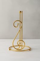 حامل مناديل معدني فاخر بتصميم حلزوني