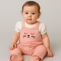 أطقم مواليد بتصميم وجه قطة - لمسة لطيفة ومريحة