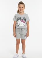 طقم بناتي هالو كيتي قطعتين – تصميم لطيف ومريح للصي...