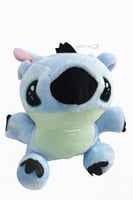 دمية 30سم قطيفة زرقاء بشكل كيوت