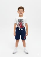 طقم أولاد صيفي بشخصية كرتونية – خامة قطنية مريحة