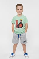 طقم أولادي صيفي مريح بطبعة شخصيات