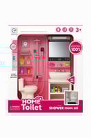 لعبة الحمّام المنزلي للأطفال - طقم استحمام وتواليت...