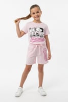 طقم بناتي صيفي مميز بلمسة كرتونية لطيفة من شخصيات...