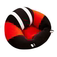 مقعد أطفال قطني بألوان الأسود والأحمر – راحة وأناق...